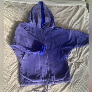 Vintage 80s reversible corduroy purple Jacket